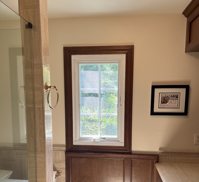 Tempered glass bathroom